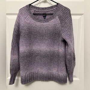 GAP Women's Lavender Knit Sweater